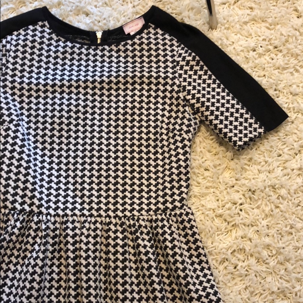 Black And White Checkered Dress - Picture 2 of 6
